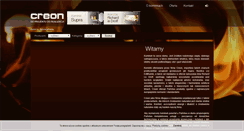 Desktop Screenshot of kominki.creon.pl
